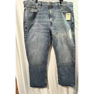 Mens Levi Strauss Signature‎ Loose Jeans Blue Light Wash 42x32 NWT A2894-0005